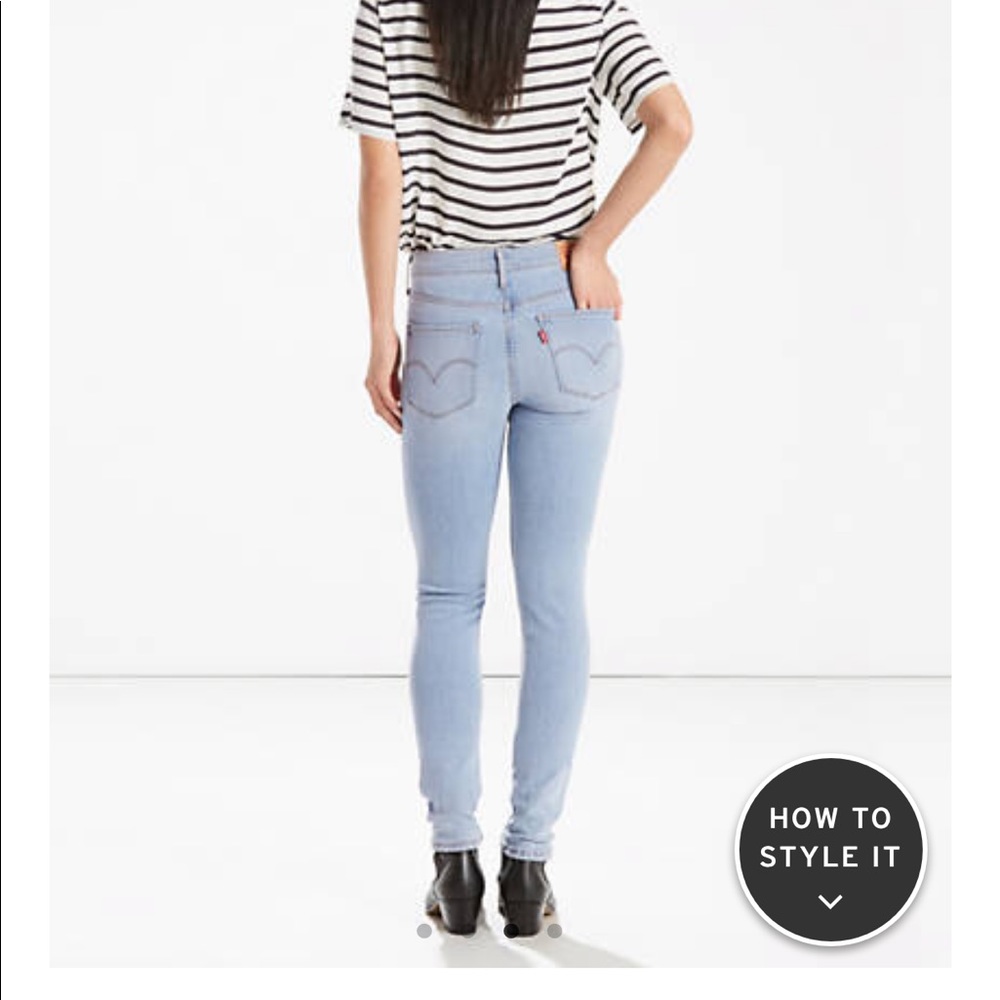 Levi’s high waisted jeans
